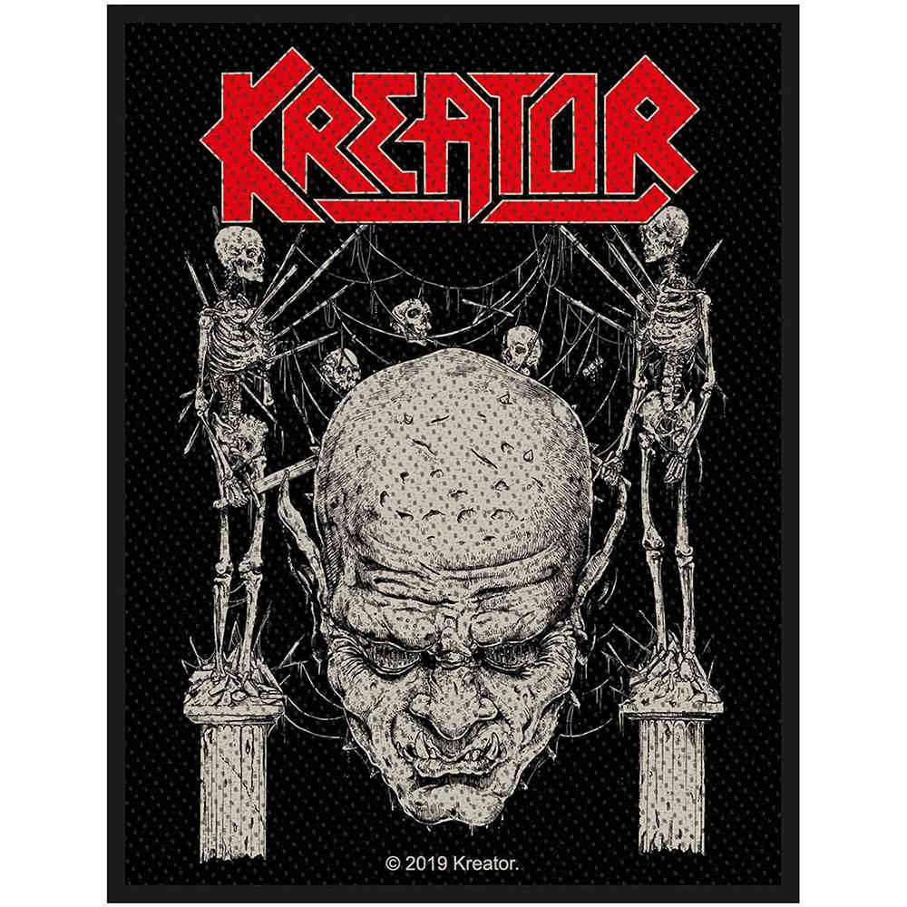 Kreator - Skull & Skeletons Patch - Zwart